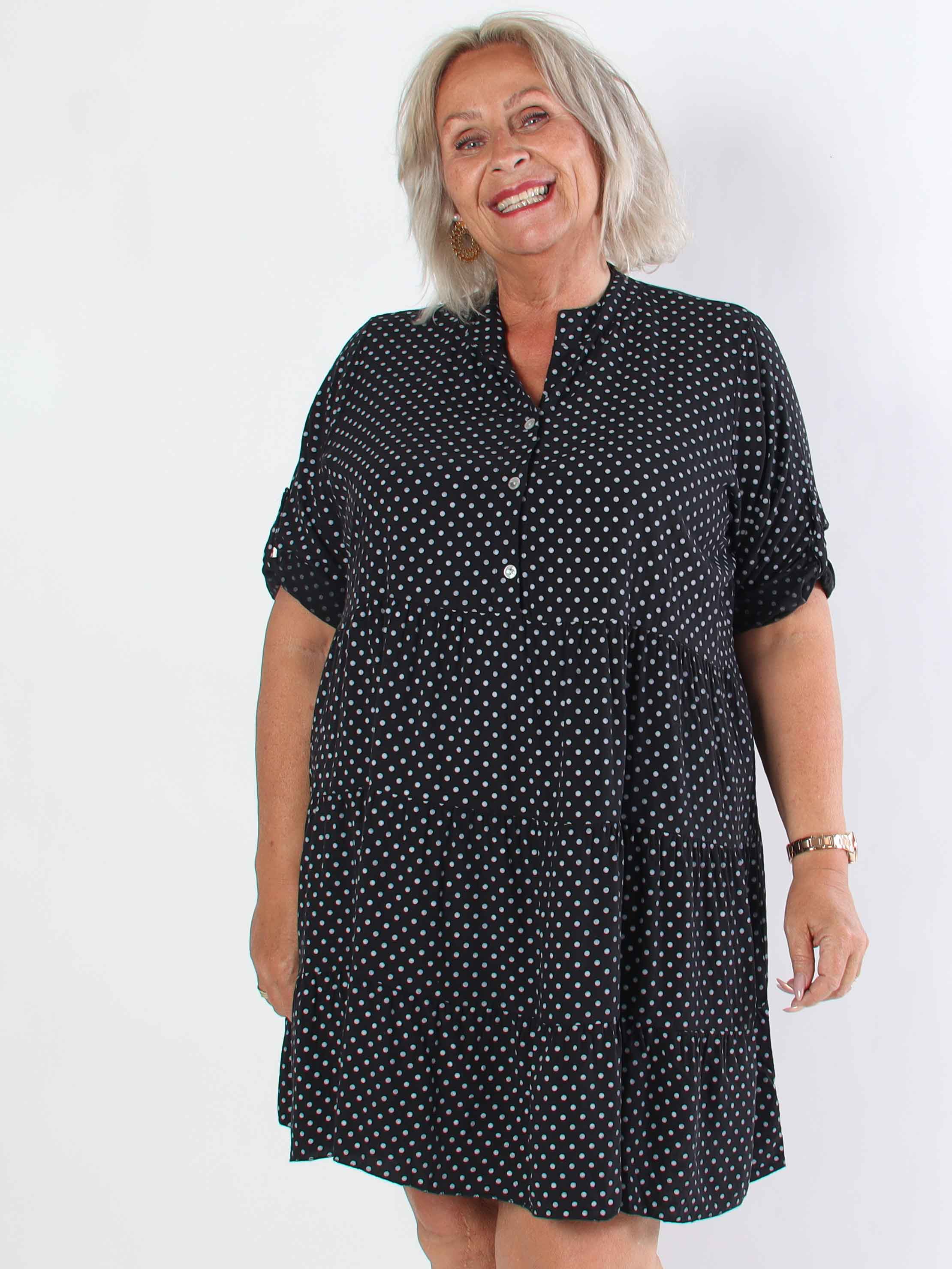 Dotti Short - Kort kjole med lag på lag look i viskose